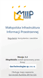 Mobile Screenshot of miip.geomalopolska.pl